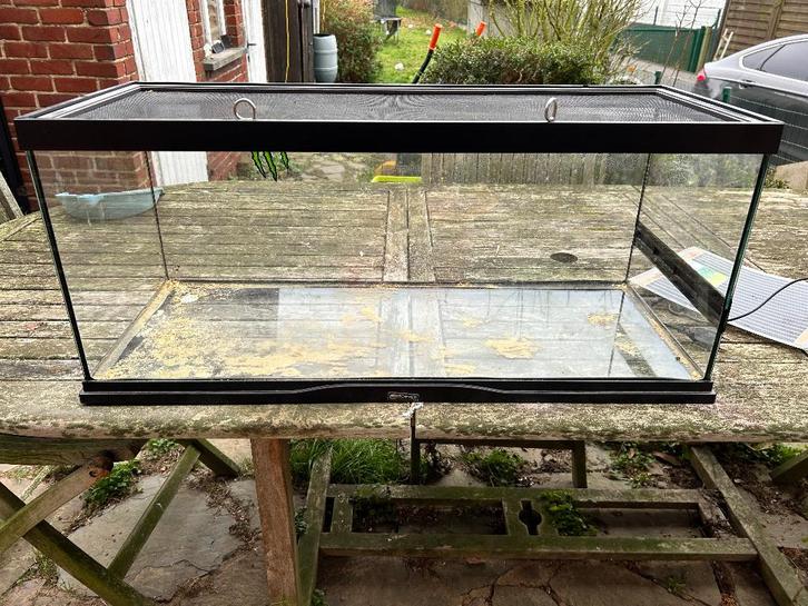 Zoo med terrarium - 2 stuks - apart verkrijgbaar, Dieren en Toebehoren, Reptielen en Amfibieën | Toebehoren, Gebruikt, Terrarium of Paludarium