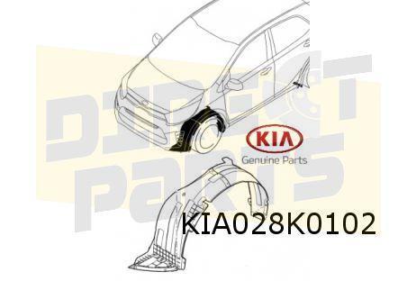 Kia Picanto (6/17-9/20) wielkuip Rechts Origineel! 86812G600, Auto-onderdelen, Carrosserie, Bumper, Kia, Nieuw, Ophalen of Verzenden