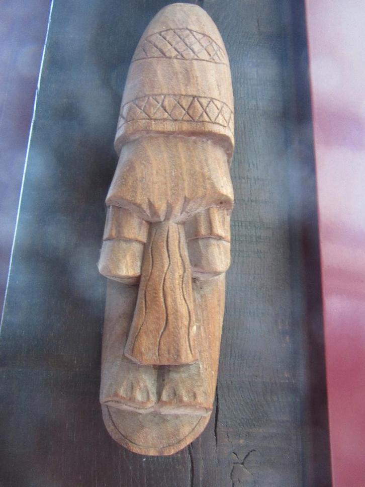 houten beeldje, Antiek en Kunst, Kunst | Beelden en Houtsnijwerken, Ophalen of Verzenden