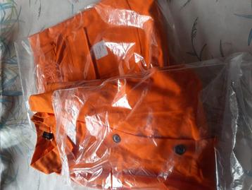 oranje werkkledij nieuw beschikbaar voor biedingen