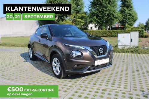 Nissan Juke DIG-T N-Design (bj 2021), Auto's, Nissan, Bedrijf, Te koop, Juke, 360° camera, Airconditioning, Apple Carplay, Bluetooth