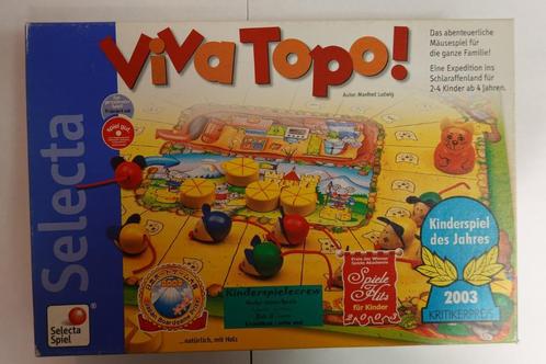 Viva Topo! - Spiel des Jahres 2003, Hobby en Vrije tijd, Gezelschapsspellen | Bordspellen, Gebruikt, Een of twee spelers, Drie of vier spelers