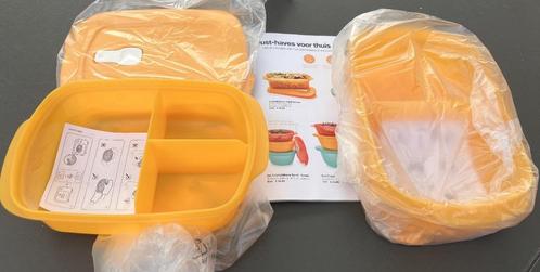 Tupperware vakjesbord voor lunch, Huis en Inrichting, Keuken | Tupperware, Nieuw, Bus of Trommel, Oranje, Verzenden