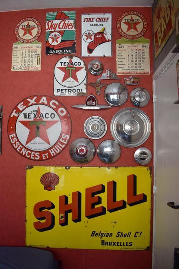 deco garage vintage oldtimer ancetre brocante antiquité, Enlèvement ou Envoi, Utilisé, Panneau publicitaire