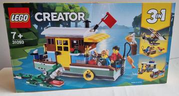 LEGO creator 31093 Riverside Houseboat beschikbaar voor biedingen