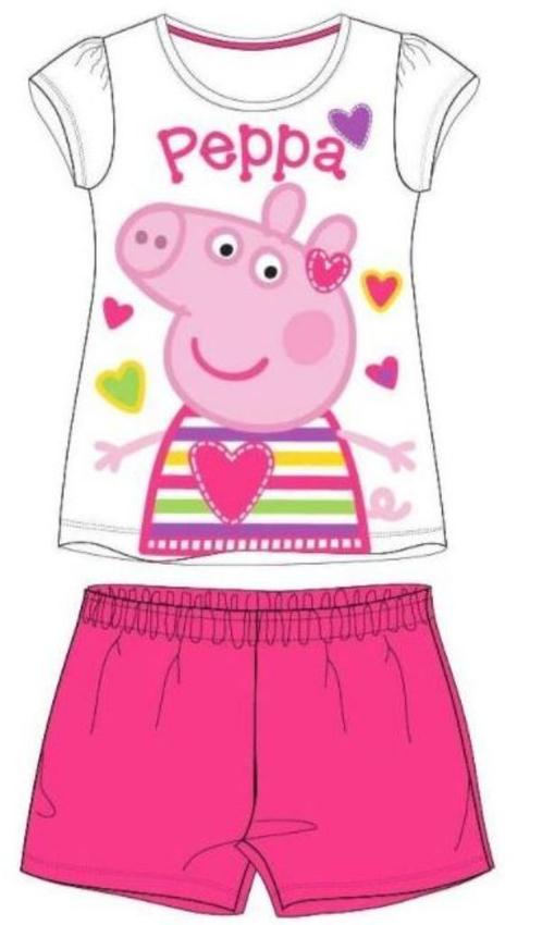 Peppa Pig Shortama Roze - Maat 104 - 116 - 122, Enfants & Bébés, Vêtements enfant | Taille 116, Neuf, Fille, Vêtements de nuit ou Sous-vêtements