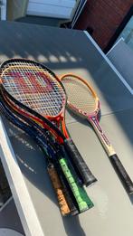 Set van 6 tennisrackets – diverse merken (Wilson), Sport en Fitness, Tennis, Ophalen of Verzenden, Gebruikt, Racket, Wilson