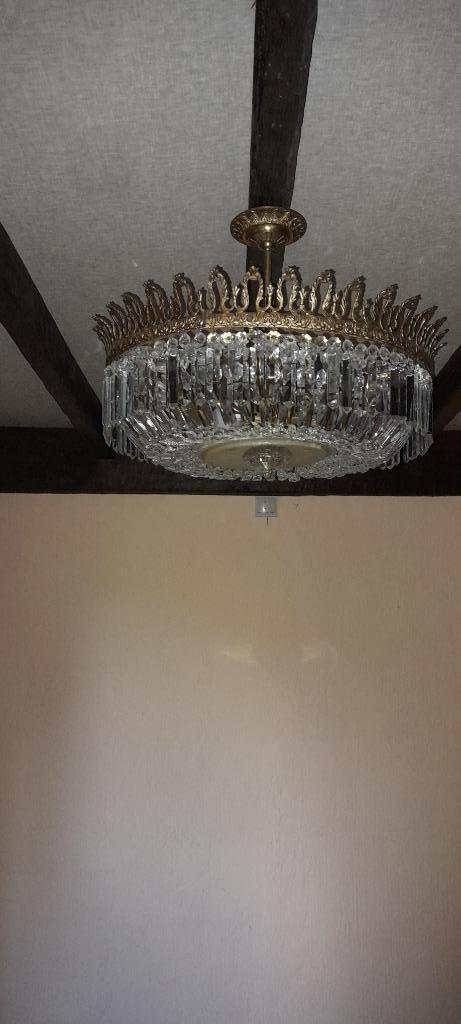 kristallen luster, Antiek en Kunst, Antiek | Glaswerk en Kristal, Ophalen