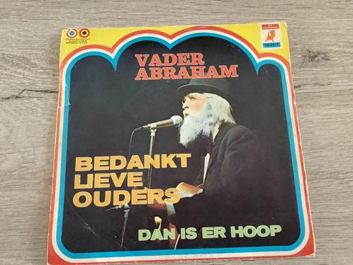 Vinyl single Vader Abraham (Bedankt lieve ouders-Dan is ...), Cd's en Dvd's, Vinyl Singles, Gebruikt, Single, Nederlandstalig