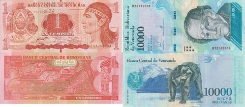 17 verschillende bankbiljetten UNC/FDC, Postzegels en Munten, Munten en Bankbiljetten | Verzamelingen, Bankbiljetten, Ophalen of Verzenden