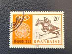 Postzegel Rwanda OBP 263, Postzegels en Munten, Postzegels | Afrika, Ophalen of Verzenden, Gestempeld