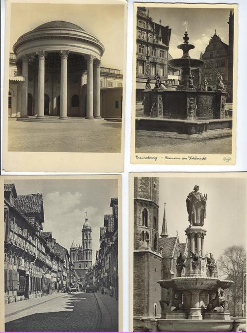 Braunschweig : 15 oude ongelopen postk., Collections, Cartes postales | Étranger, Non affranchie, Allemagne, Enlèvement ou Envoi