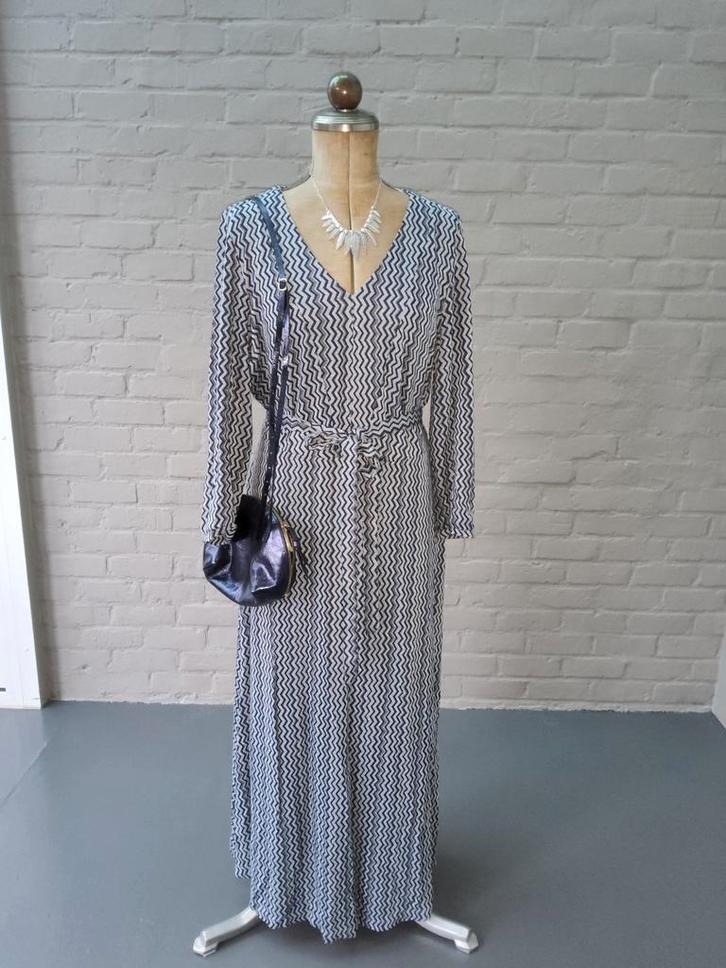 Lange jurk met subtiele glitters Ameline Mayerline 48, Kleding | Dames, Jurken, Maat 46/48 (XL) of groter, Ophalen of Verzenden