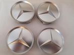 Mercedes mat zilver wieldoppen dia 75 mm, Auto diversen, Wieldoppen, Ophalen of Verzenden, Nieuw