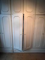 8 dubbele kastdeuren: 46 x 157cm, Huis en Inrichting, Stoffering | Gordijnen en Lamellen, Ophalen, Gebruikt, Crème
