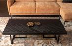 Dutchbone - coffee table / salontafel - visgraat, Huis en Inrichting, Tafels | Salontafels, Ophalen, Zo goed als nieuw