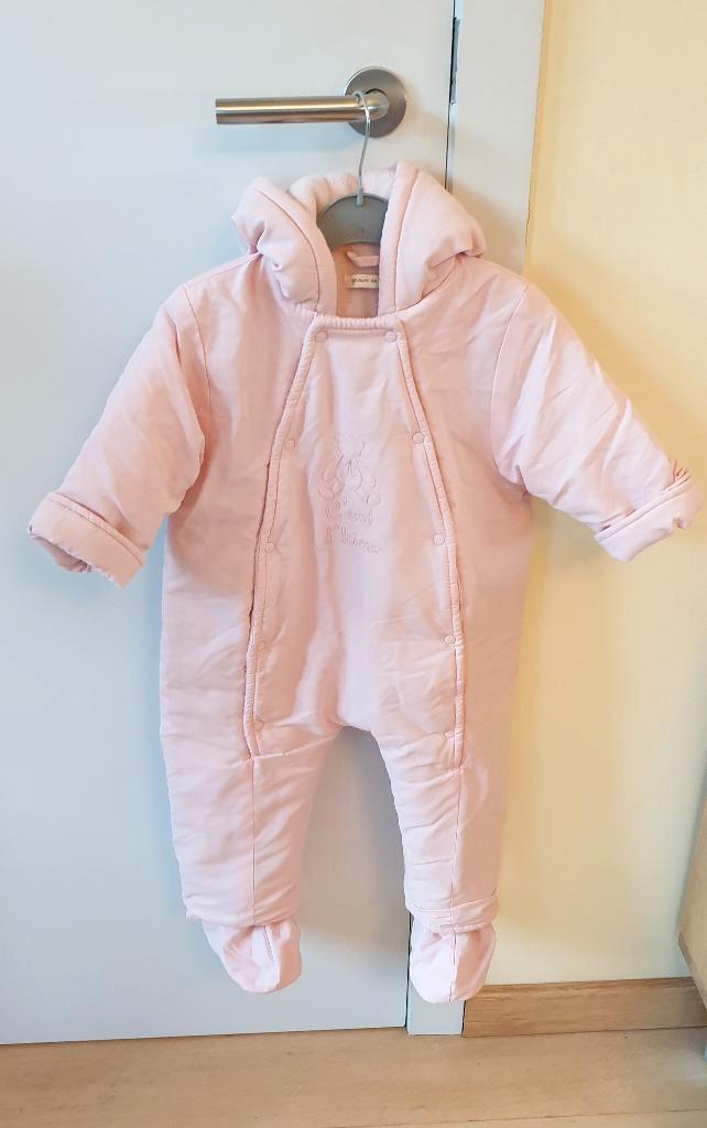 Skipak roze 12 maanden, Kinderen en Baby's, Babykleding | Maat 80, Zo goed als nieuw, Meisje, Overige typen, Ophalen of Verzenden