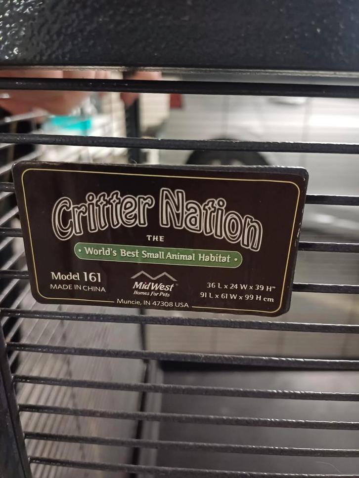 Critter rattenkooi te koop, Dieren en Toebehoren, Knaagdieren en Konijnen | Hokken en Kooien, Gebruikt, Kooi, 90 cm of meer, 75 tot 110 cm