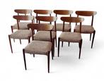 Vintage Oswald Vermaercke V-vormige stoelen model Paola jare, Ophalen, Zo goed als nieuw