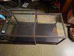 2 tafels met glazen blad, Huis en Inrichting, Ophalen, Gebruikt