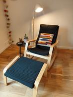 Relax stoel met voetenbank, Huis en Inrichting, Fauteuils, Ophalen, Zo goed als nieuw