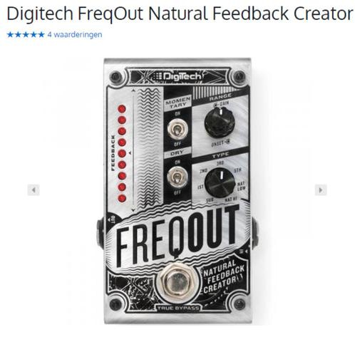 Digitech Freqout - Natural feedback creator, Musique & Instruments, Effets, Comme neuf, Volume, Enlèvement