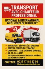 Internationaal nationaal vervoer met professionele chauffeur