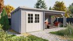 Blokhut - Tuinhuis Charlotta | 28 mm | vuren onbehandeld, Verzenden, Nieuw