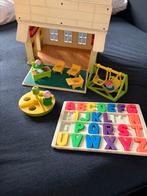 Fisher- Price Vintage school, garage en kassa, Kinderen en Baby's, Speelgoed | Fisher-Price, Ophalen, Gebruikt