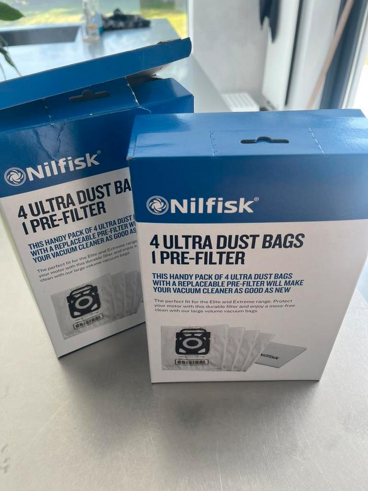 Nilfisk 107407940 stofzuigerzakken 6 stuks, Elektronische apparatuur, Stofzuigers, Zo goed als nieuw, Stofzuiger, Stofzak, Ophalen