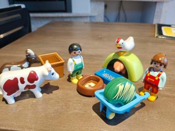Playmobil 1-2-3 plezier op boerderij beschikbaar voor biedingen