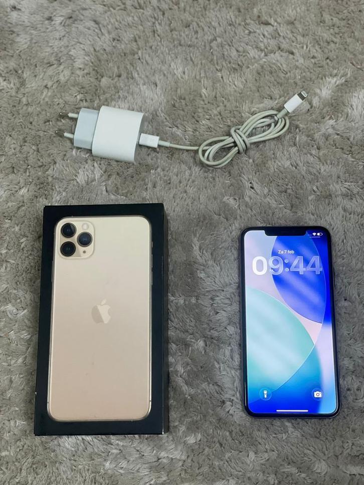 iPhone 11 Pro Max - 64GB - NIEUWSTAAT, Telecommunicatie, Mobiele telefoons | Apple iPhone, Nieuw, 64 GB, iPhone 11 Pro Max, Goud
