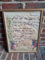 Perkament blad, met engelen, Ophalen of Verzenden