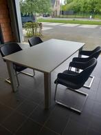 tafel met stoelen, Huis en Inrichting, Tafels | Eettafels, Ophalen, Gebruikt, 50 tot 100 cm, 150 tot 200 cm