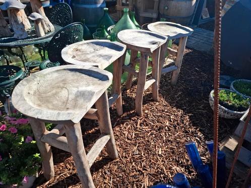 OCCASIE  setje van 4 stuks TEAK houten tuinstoelen, Tuin en Terras, Tuinsets en Loungesets, Zo goed als nieuw, Ophalen of Verzenden