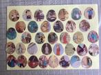36 kleine stickers Kuifje Monty  gum Tintin autocollants, Ophalen of Verzenden, Gebruikt