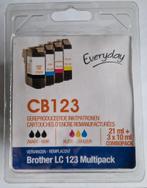 inktpatronen Brother LC 123 Multipack, Zwart en Kleur, Computers en Software, Ophalen of Verzenden, Nieuw, Cartridge, Huismerk