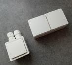 Niko Hydro Schakelaar en dubbel stopcontact, Doe-het-zelf en Bouw, Ophalen, Schakelaar