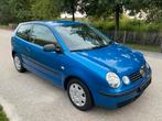 Volkswagen Polo 1.2 benzine, Auto's, 4 zetels, Stof, Blauw, Bedrijf