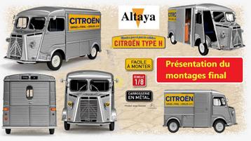 Onderdelen voor 1/8 Citroën Type H - Altaya