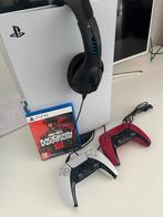 PlayStation 5 met 2 controllers, 1 ps5-headset en mw3-game, Games en Spelcomputers, Spelcomputers | Sony Consoles | Accessoires