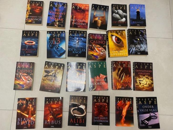 Veel Pieter Aspe boeken, Boeken, Overige Boeken, Ophalen of Verzenden