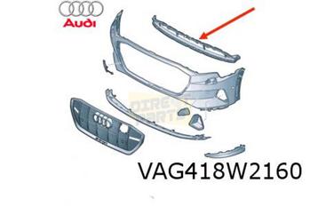 Audi E-tron (12/18-1/23) voorbumpergrille onder (9B9 satijnz beschikbaar voor biedingen