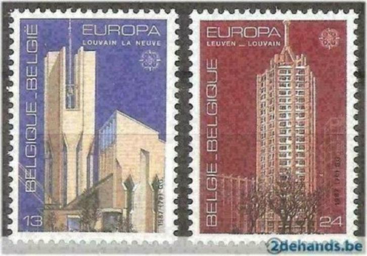 Belgie 1987 - Yvert/OBP 2251-2252 - Europa - Moderne Ku (PF), Postzegels en Munten, Postzegels | Europa | België, Postfris, Europa
