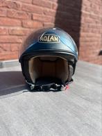 Helm brommer / scooter. Zwart- Medium- XSS, Fietsen en Brommers, Ophalen, Zo goed als nieuw, Extra small of kleiner, Nolan