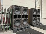 4x L-Acoustics SB218 2x18" sub + 4x wheel board, Overige merken, Gebruikt, Subwoofer, Ophalen of Verzenden