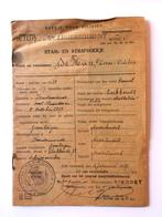 ABBL 5e linie regiment 1940 stamboek, Ophalen of Verzenden, Landmacht, Overige typen