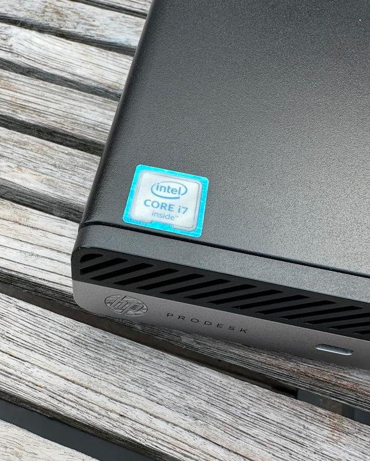 Kleine, stille, snelle Hp prodesk G3/ i7-6700U/16gb ram/256, Computers en Software, Desktop Pc's, Zo goed als nieuw, SSD, Ophalen