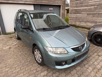 Mazda premacy diesel airco 176.000km, Autos, Argent ou Gris, Achat, Boîte manuelle, Alarme