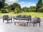 Tuinset loungeset bank met stoelen Nieuw, Neuf, 5 places, Enlèvement, Sets de jardin